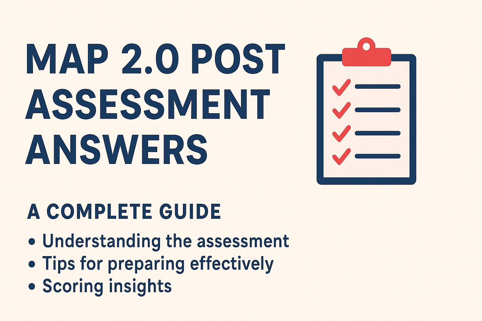 Map 2.0 post assessment answers