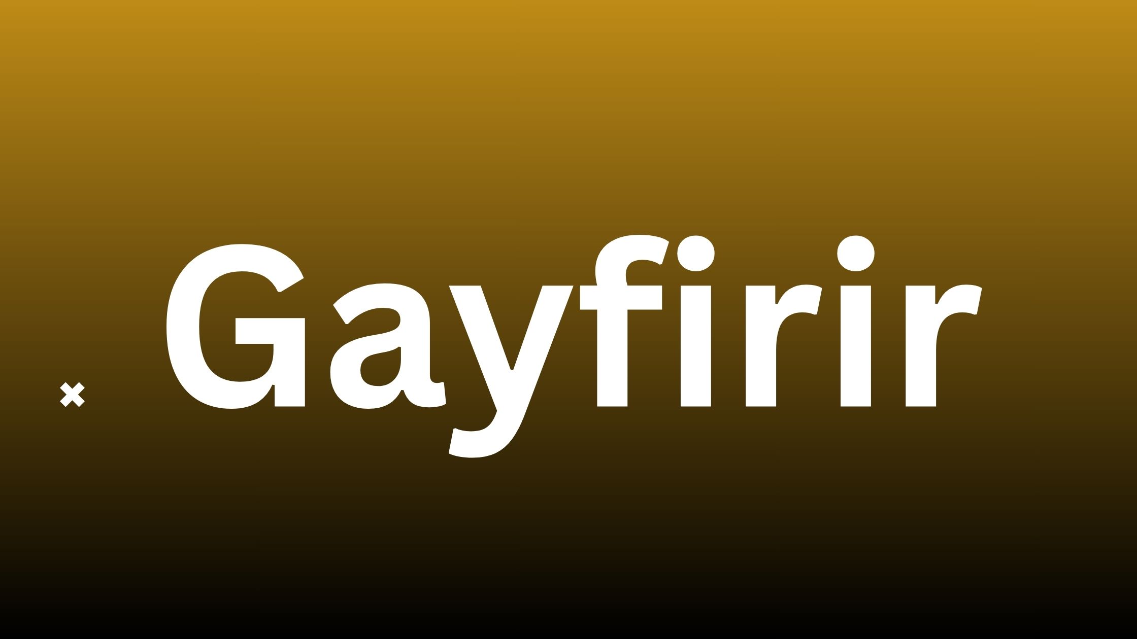 Gayfirir